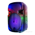 8 Inch Transparent Crystal Wireless Karaoke Speaker with Microphone Remote Control